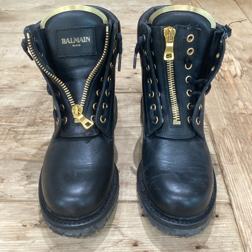 Balmain Paris Black Boots